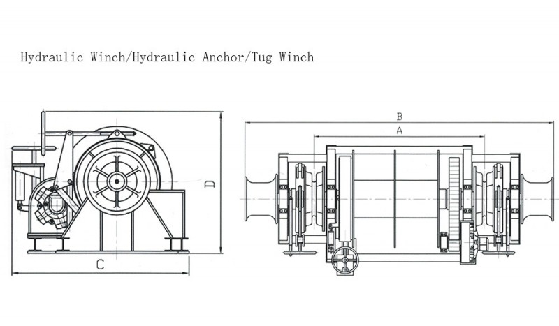 80Kn Hydraulic Tug Winch - Image 1