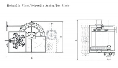 80Kn Hydraulic Tug Winch thumbnail 2