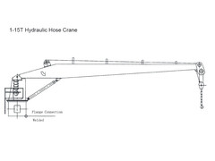 8T Hydraulic Hose Crane