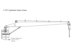 8T Hydraulic Hose Crane