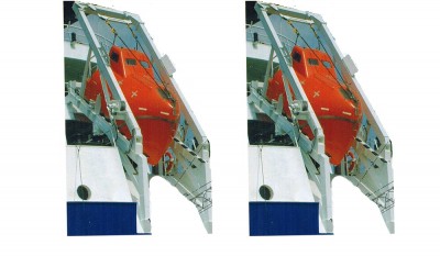 90Kn Launching appliance of freefall lifeboat thumbnail 1