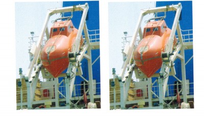90Kn Launching appliance of freefall lifeboat thumbnail 2