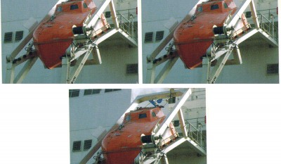 90Kn Launching appliance of freefall lifeboat thumbnail 3