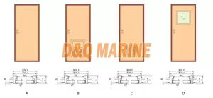 Aluminium Hollow Cabin Door
