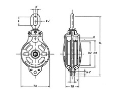 Cargo Blocks With Becket