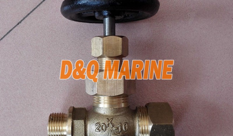Bronze 20K Globe Valve for Marine Use JIS F7388 S Type - Image 1
