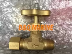 Brass Needle Valve with Ring Joint Nut and Male Thread