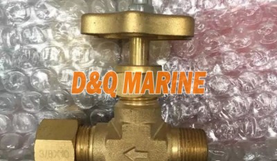 Brass Needle Valve with Ring Joint Nut and Male Thread thumbnail 1