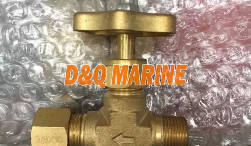 Brass Needle Valve with Ring Joint Nut and Male Thread - Image 1
