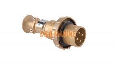 CTS3-2/15 32A Marine Brass High Current Water Tight Plug thumbnail 1