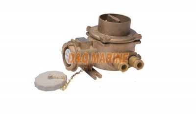 CZKLS3-2 32A Marine Brass High Current Water Tight Socket With Chain Switch thumbnail 1