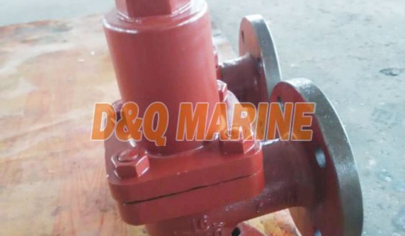 Cast Iron Flanged Angle Safety Valve CB304-92 - Image 1