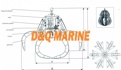 Electric Hydraulic Mutivalve Grab Bucket thumbnail 3