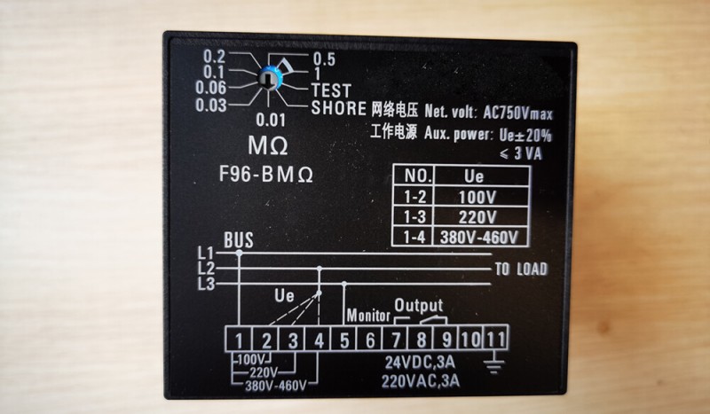 F96-BMΩ Alternate Current Electric Network Insulation Meter - Image 1