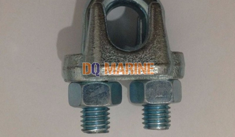 Galvanized Malleable Wire Rope Clips Type A - Image 1