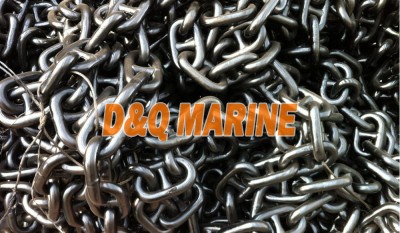 Grade 2 12.5mm Black Painted Stud Link Anchor Chain thumbnail 1
