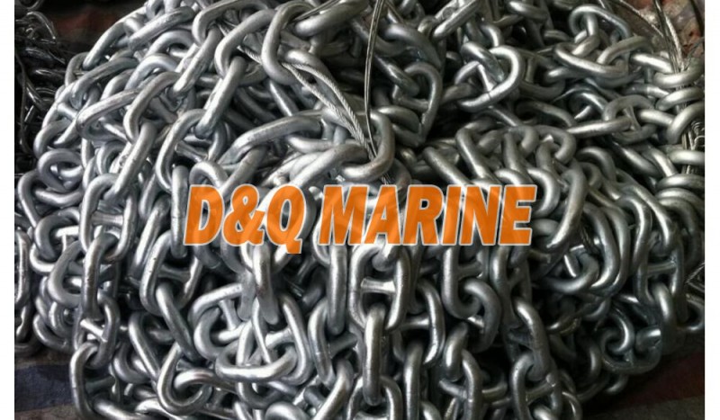 Grade 2 19mm Hot Dip Galvanized Stud Link Anchor Chain - Image 1