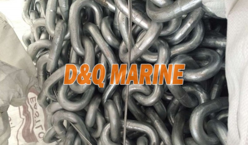 Grade 2 30mm Hot Dip Galvanized Stud Link Anchor Chain - Image 1