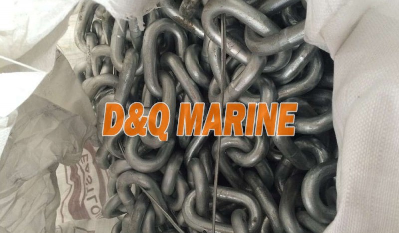 Grade 2 32mm Hot Dip Galvanized Stud Link Anchor Chain - Image 1