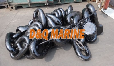 Grade 3 66mm Stud Link Anchor Chain thumbnail 1