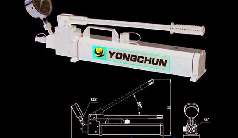 HPA Series HPA-100 manual hydraulic pump - Image 1