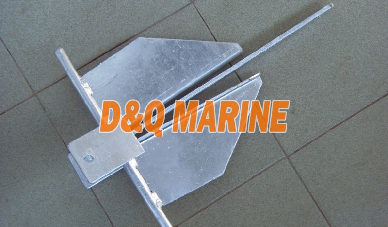Hot Dip Galvanized Danforth Anchor - Image 1