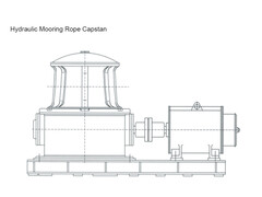 100KN Electric Mooring Rope Capstan