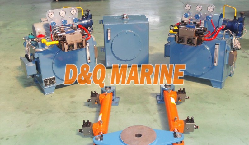 Linked cylinder type steering gear system - Image 1
