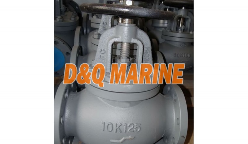 Marine Cast Iron 10K Globe Valve JIS F7307 - Image 1