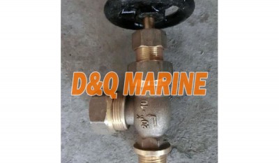 Marine Bronze 20K Angle Valve JIS F7389 thumbnail 1