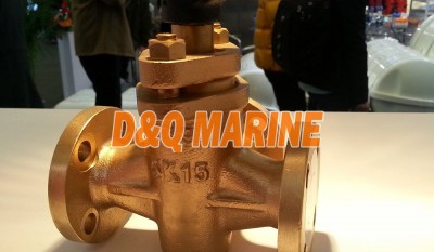Marine Bronze Three Way Valve JIS F7381 thumbnail 1