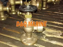 Marine Bronze/Brass Angle Hose Valve JIS F7334B 10K