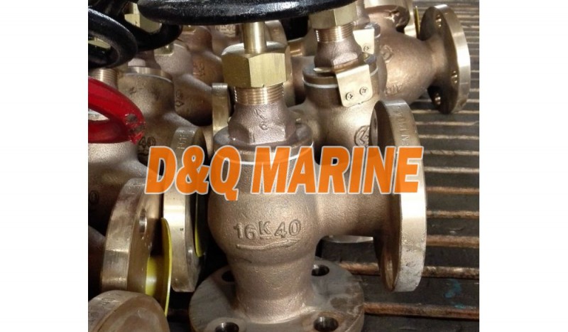 Marine Bronze/Brass Angle Valve JIS F7304 16K - Image 1