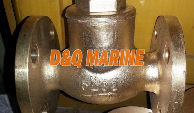 Marine Bronze/Brass Lift Check Valve JIS F7356 5K thumbnail 1