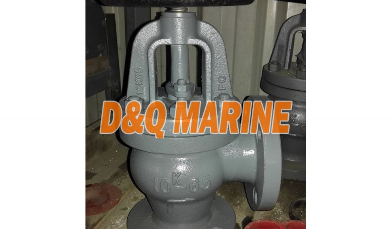 Marine Cast Iron 10K Angle Valve JIS F7308 - Image 1