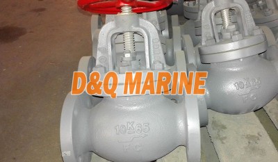 Marine Cast Iron 10K Screw Down Check Globe Valve JIS F7375 thumbnail 1