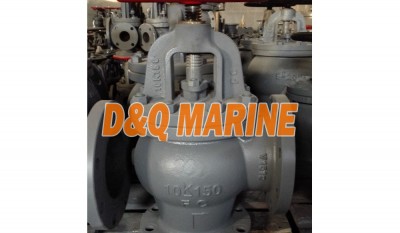 Marine Cast Iron 10K Screw Down Check Angle Valve JIS F7376 thumbnail 1