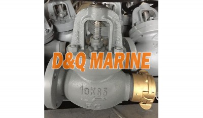 Marine Cast Iron Globe Hose Valve JIS F7333A thumbnail 1
