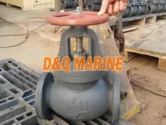 Marine Cast Iron Screw Down Check Globe Valve JIS F7353 5K