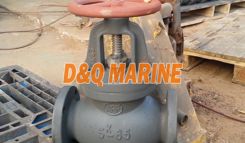 Marine Cast Iron Screw Down Check Globe Valve JIS F7353 5K - Image 1