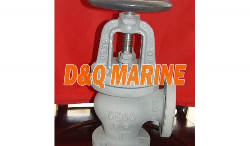 Marine Cast Steel 5K Angle Valve JIS F7312 - Image 1
