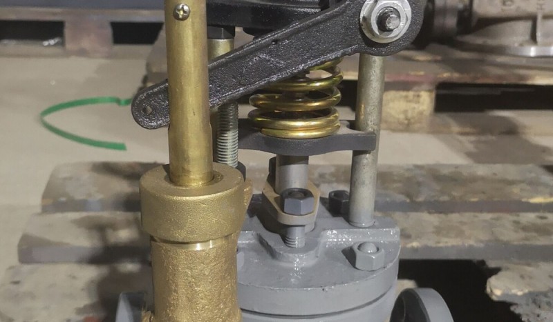 Marine Cast Steel Pneumatic Oil Tank Quick Closing Valve JIS F7399 5K - Image 1