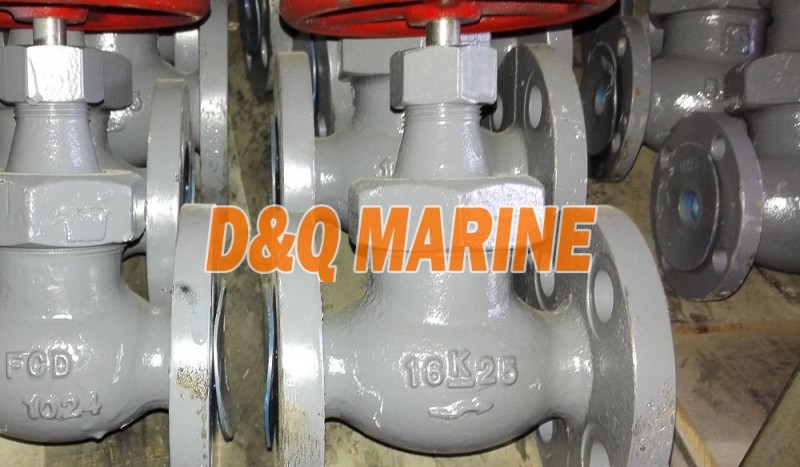 Marine Ductile Iron Globe Check Valve JIS F7323C 16K - Image 1