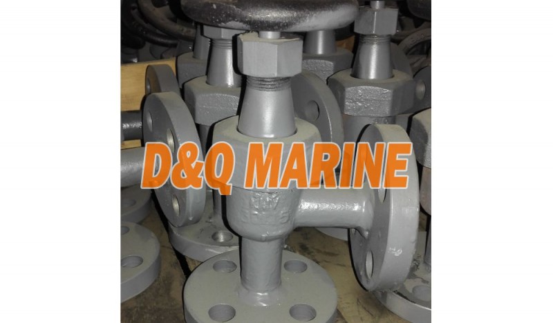 Marine Forged Steel Angle Air Valve JIS F7337 - Image 1