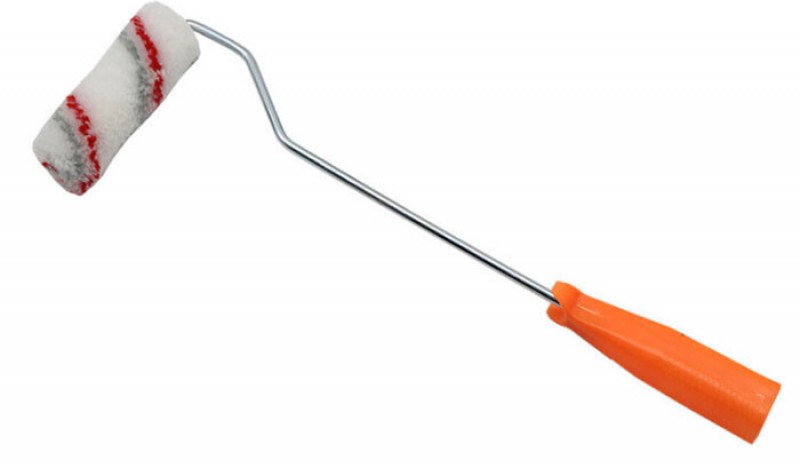 Mini Paint Rollers Type complete with handle and spare mini roller 4 inches - Image 1