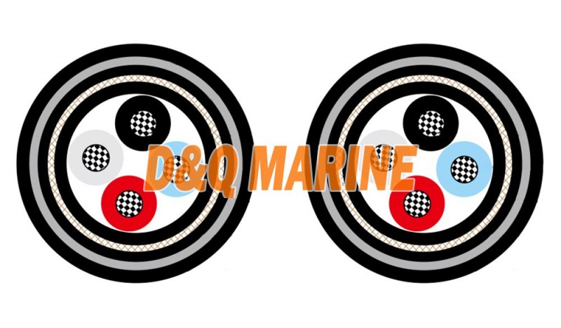 NEK 606 P6 or P6/P13 BFOU 3.6/6kV Marine Cable - Image 1