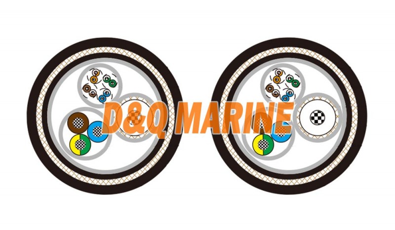 NEK606 Marine Coaxial Cables Mud Resistant Composite Cable - Image 1