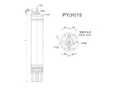 PY(H)15 Series water(seawater) submersible electric motors