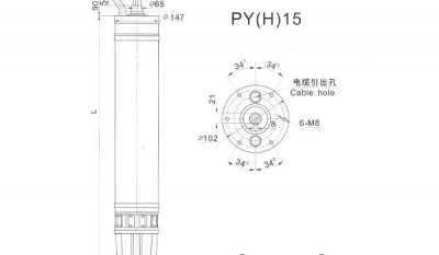 PY(H)15 Series water(seawater) submersible electric motors thumbnail 1