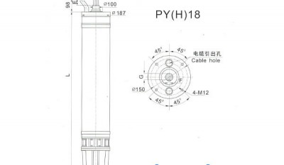 PY(H)18 Series water(seawater) submersible electric motors thumbnail 1
